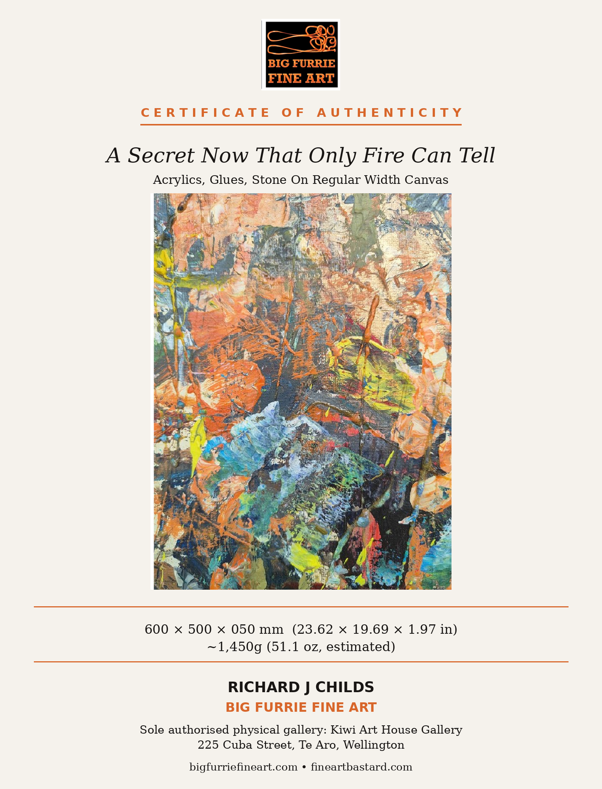 A Secret Now That Only Fire Can Tell