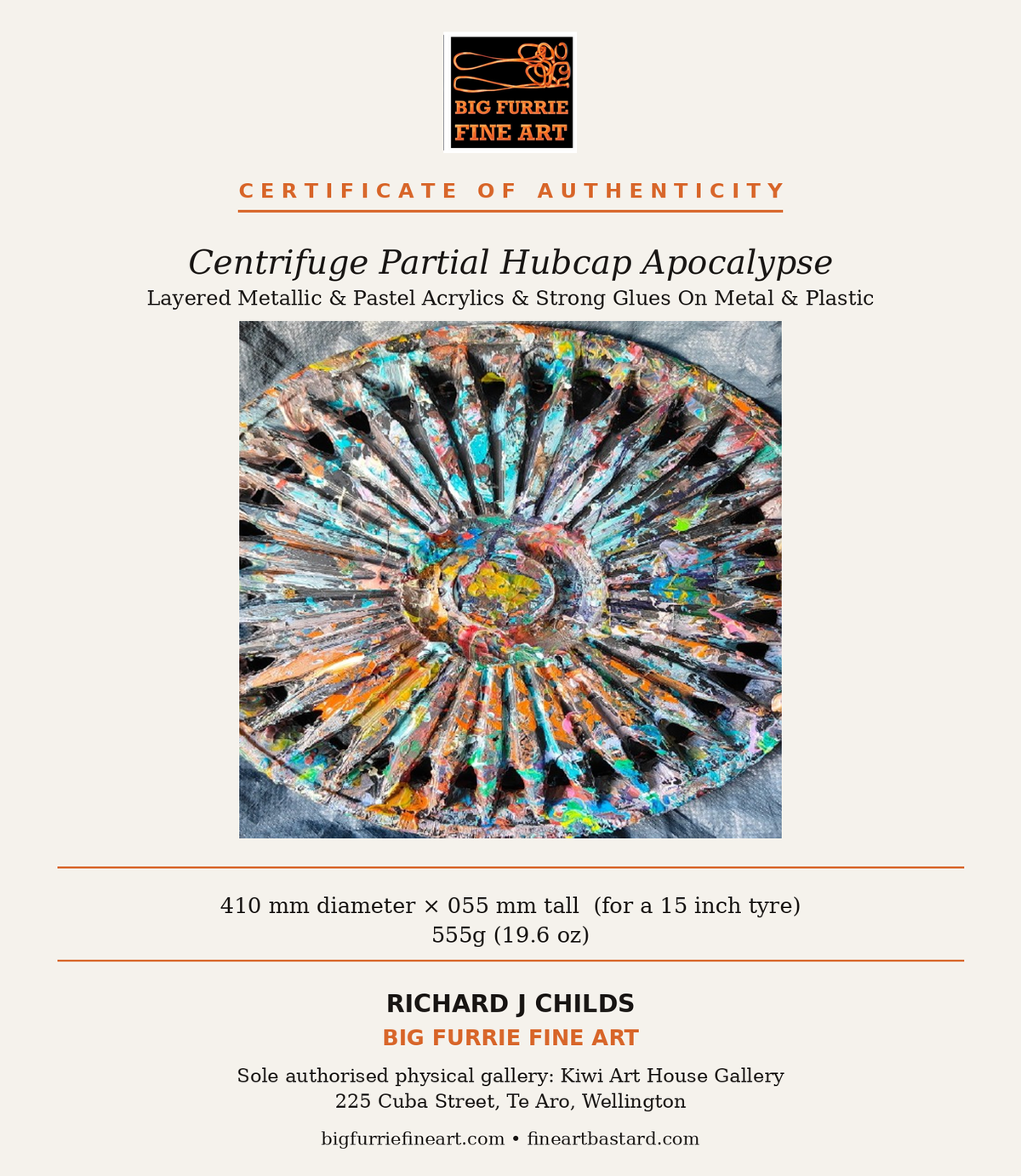 Centrifuge Partial Hubcap Apocalypse