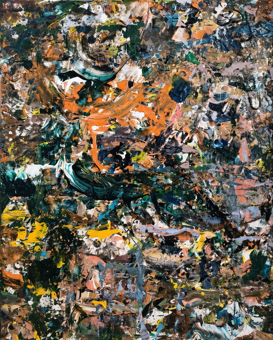 Orange Furrie Theory A.K.A. Orange Cat Camo Is Simply Diplomacy: Thick & Thin Double Dipper Diptych